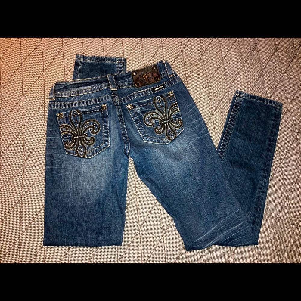 Miss Me Jeans Skinny JP514554 , rhinestone pockets